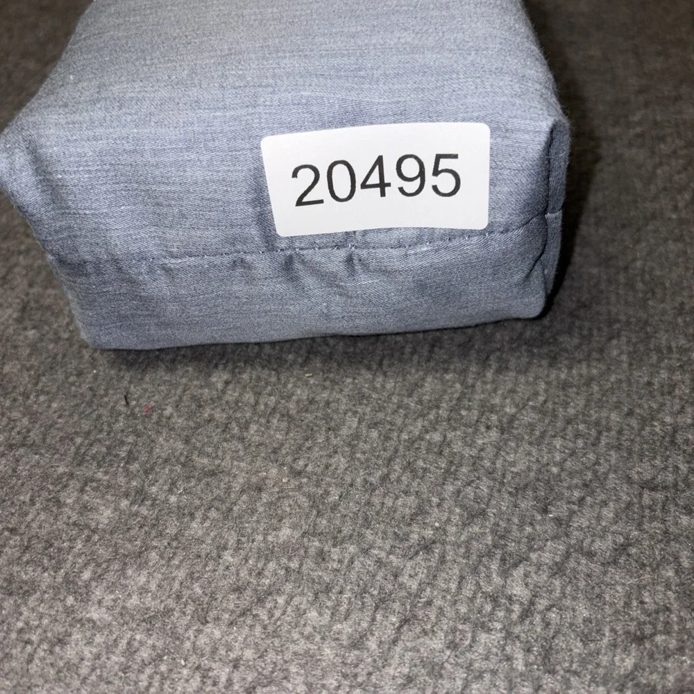 Room Essentials Cotton Blend Sateen Flat Sheet Machine Washable Size Full Blue